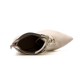 Spring/Autumn Fashion Women's High-heeled Slip-On Faux Fur Concise Pointed Toe Woman Shoes US5-10.5 Black Apricot