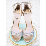 Fancy High Heel Sandals Women's Wedding Shoes