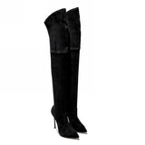 Women Over The Knee High Stretchy Sexy Stiletto Heel Snow Boots