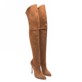 Women Over The Knee High Stretchy Sexy Stiletto Heel Snow Boots