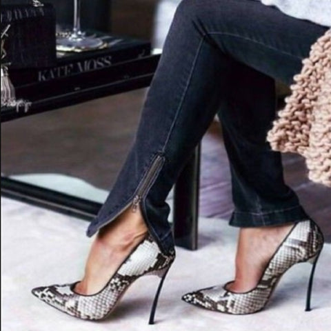 azmodo Sexy Serpentine Stiletto Heels