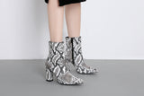 winter thick with ankle boots female Martin boots pointed shoes boots 997-7