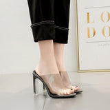 azmodo PVC Patchwork Stilettos 12 CM High heels Women Pumps Pointy Toe Sexy Ladies Party Wedding Shoes Woman