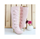 Sweet Girl Stiletto Heel Platform Knee High Boots