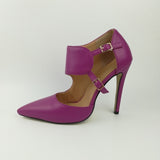 azmodo Elegant Rose Pointed Toe Court Shoes