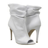 azmodo Peep Toe Stiletto Heels High Heel Boots