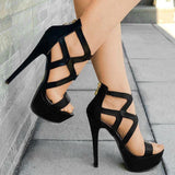 Sexy High Stiletto Heel Platform Open Toe Sandals
