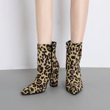 winter thick with ankle boots female Martin boots pointed shoes boots 997-7