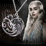 The New! Song of Ice and Fire Power of Fire Dragon Necklace High Quality