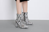 winter thick with ankle boots female Martin boots pointed shoes boots 997-7