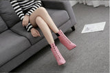 Spring/Autumn Fashion Women's High-heeled Slip-On Faux Fur Concise Pointed Toe Woman Shoes US5-10.5 Black Apricot