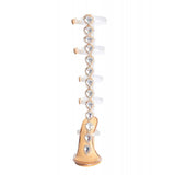 Transparent foot band strap rhinestone stiletto long tube fashion sandals