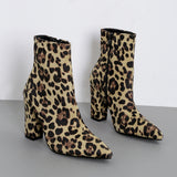 winter thick with ankle boots female Martin boots pointed shoes boots 997-7