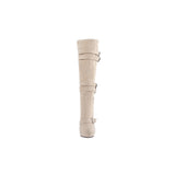 azmodo  Camel Coppy Stiletto Heel Knee High Boots