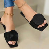 women's shoes for summer Flat Women's sandals woman Slippers Wide Strap Flat Shoes Woman Female Sandals Ladies