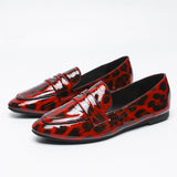 Leopard Print Penny Loafers – Women's Slip-On Flat Shoes
