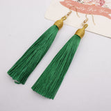 New Fashion Hook Earring Long Tassel Dangle Earrings Fringe Drop Women Jewelry