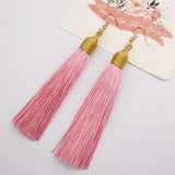 New Fashion Hook Earring Long Tassel Dangle Earrings Fringe Drop Women Jewelry