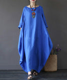 azmodo Plain Loose Pockets Women's Maxi Dress