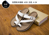 men shoe slippers sandals zapatos hombre flip flops Men Sandals Unisex Lovers Cork Male Summer Beach Flip Casual sandalias chine