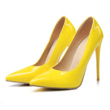 PLUS SIZE women high heels sandals shoes party dress shoe woman patent leather Women Pumps High Heels Stiletto Thin Heel