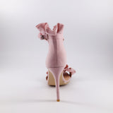 Open Toe Stiletto Heel Pink Sandals