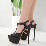 Sexy High Stiletto Heel Platform Sandals