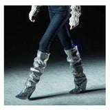 AZMODO Rhinestone Heels Sexy Knee High Boots Women's Over The Knee Boot,Sexy Over The Knee Pullon Boots