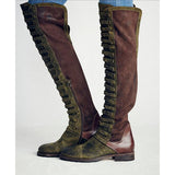 Fashion Runway Crystal Stretch Fabric Sock Boots Pointy Toe Over-the-Knee Heel Thigh High Pointed Toe Woman Boot