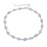 AZMODO Fashion Sweetheart Diamante Black Choker Necklace 	X470