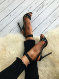 Cross strap sexy high heel sandals Roman style