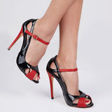 azmodo Summer Sky High Stiletto Heels