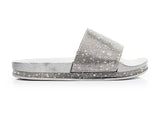 Trendy Flat Flip Flop Rhinestone Glitter Slippers