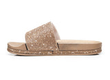 Trendy Flat Flip Flop Rhinestone Glitter Slippers