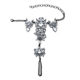 Candy-colored new gem alloy anklet accessory bracelet