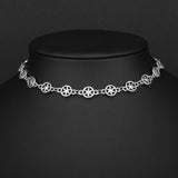 AZMODO Fashion Sweetheart Diamante Black Choker Necklace 	X470
