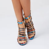 azmodo Street Style String Shape Stiletto Heel Sandals