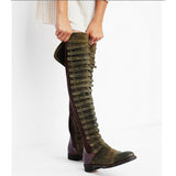 Fashion Runway Crystal Stretch Fabric Sock Boots Pointy Toe Over-the-Knee Heel Thigh High Pointed Toe Woman Boot