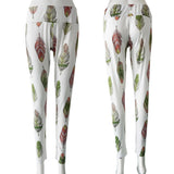 Women Leggings Leaf pointed Fitness Woman leggins Pencil Pants