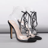 Sexy Peep Toe Stiletto Heel Ankle Boots