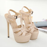 Sexy High Stiletto Heel Platform Sandals