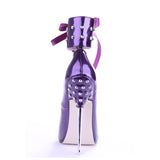 azmodo  Patent Leather Rivets High Heel Stiletto Heels