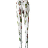 Women Leggings Leaf pointed Fitness Woman leggins Pencil Pants