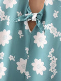 Blue Knot Sleeveless Women's Day Dress