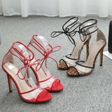 Women Sexy Sandals Heels Sandals Fashion New Women black Zipper Sandals Openwork cross-strap high heel sandals