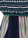 azmodo Summer V-Neck Prints Travel Look Dress