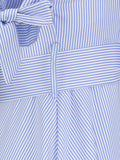 azmodo Short Sleeve Belt Waist A-Line Day Dress