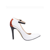 Pointed-toe Cut-outs Ankel Wrap Stiletto Heels