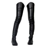 azmodo  Fashion Block Heel Thigh High Boots