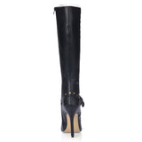 Elegant Black Knee High Women's Boots